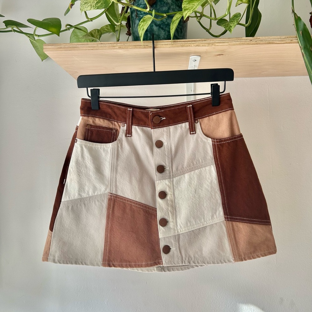 Alice & Olivia Patchwork Skirt